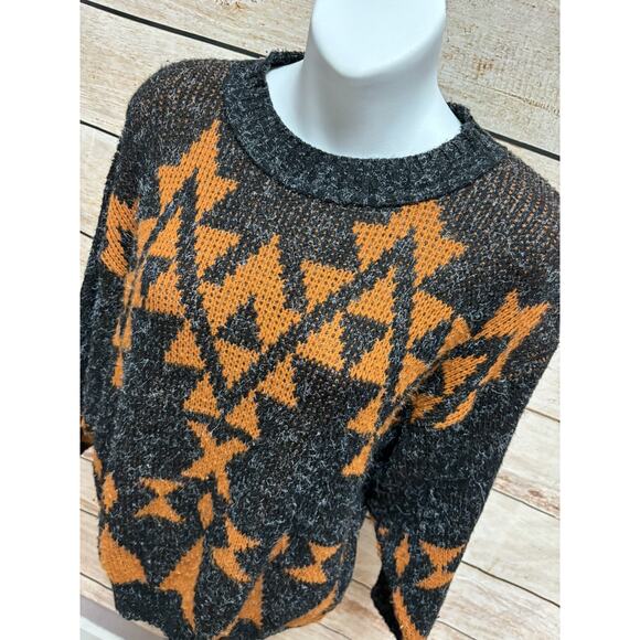 GFC Womens Vintage Sweater Size Small Womens Orange 80's Casual Long Sleeve - Picture 11 of 11